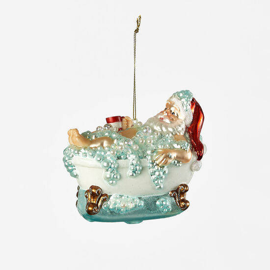 180 Degree Santa Bathtub Ornament