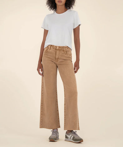 Kut Chestnut Meg High Rise Wide Leg Pants