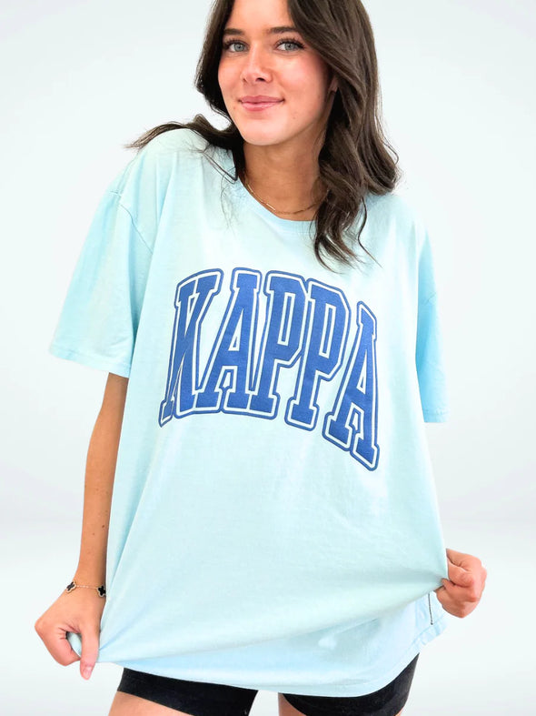 Duo Threads Kappa Kappa Gamma Varsity Arch Puff Tee
