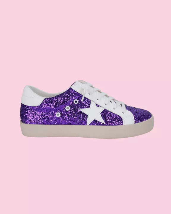 Camel Threads Purple Rally Sneaker