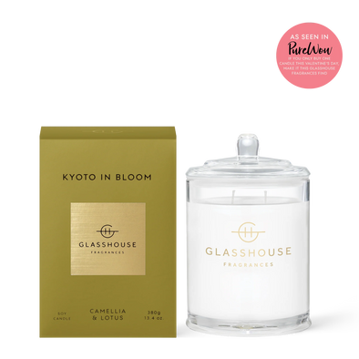 Glasshouse 2.1oz Kyoto in Bloom Candle