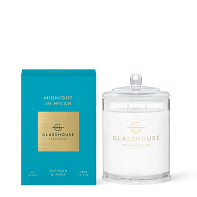 Glasshouse 13.4oz Midnight in Milan Candle