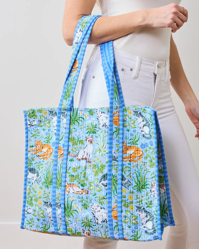 Print Fresh Must Love Cats Traveler Tote