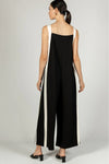 P. Cill Black & White Contrast Modal Jumpsuit