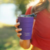 Pirani Insulated Stackable 16oz. Tumbler- Solstice Purple