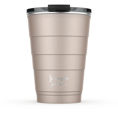 Pirani Insulated Stackable 16oz. Tumbler- Champagne Metallic