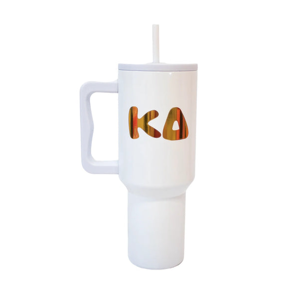 Duo Threads 40oz 24 Karat Kappa Delta Tumbler