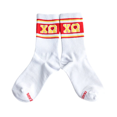 Duo Threads Chi Omega Sorority Socks