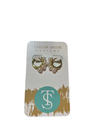 Taylor Shaye Alexa Pearl Earrings