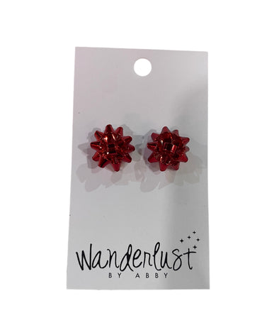 Holiday Bow Earrings