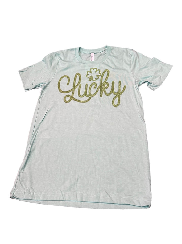 Lucky Faux Tinsel Tee