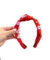 Valentines Conversation Heart Headband-Red