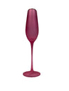Glitterville Frosted Flute Glasses