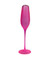 Glitterville Frosted Flute Glasses