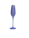 Glitterville Frosted Flute Glasses