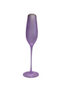 Glitterville Frosted Flute Glasses