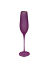 Glitterville Frosted Flute Glasses