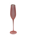 Glitterville Frosted Flute Glasses