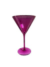 Glitterville Rainbow Martini Glass