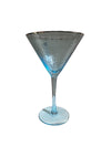 Glitterville Rainbow Martini Glass