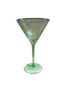 Glitterville Rainbow Martini Glass