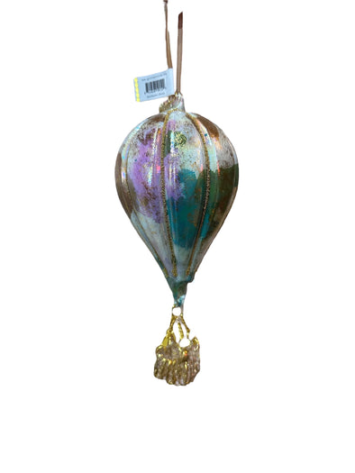 Glitterville Hot Air Balloon Ornament