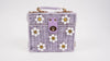 By Jenna Lee Lavender Rattan Daisy Purse