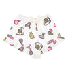 Bella Cropped PJ Shorts- Perfume Bottles