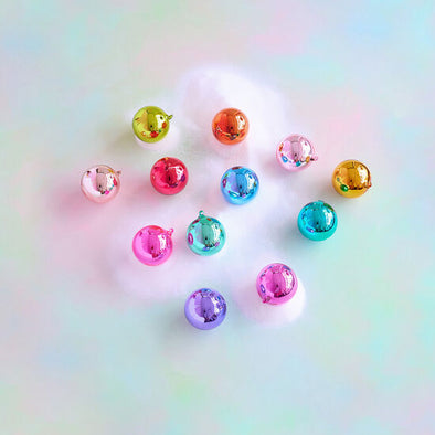 Glitterville Rainbow Reflective Ball Ornament