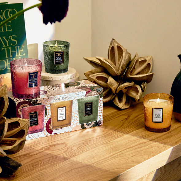 Voluspa Restoration Demi Trio Candle Gift Set