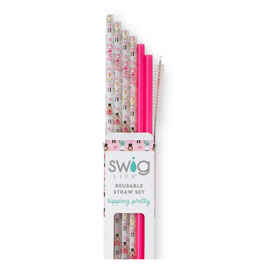 Swig Nutcracker Reusable Straw Set