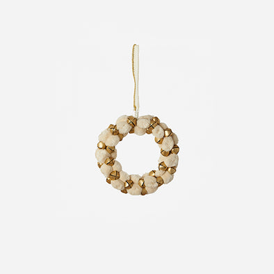180 Degree Small Cotton/Bell Wreath