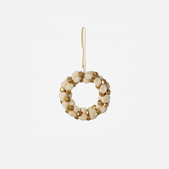 180 Degree Small Cotton/Bell Wreath