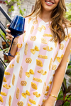 QOS Cabana Stripe Pasta Dress
