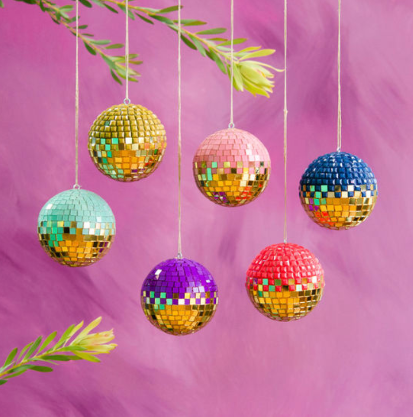 Iridescent Glitter Ball Ornament - Glitterville Studios