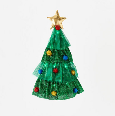 Lighted Christmas Tree Hat