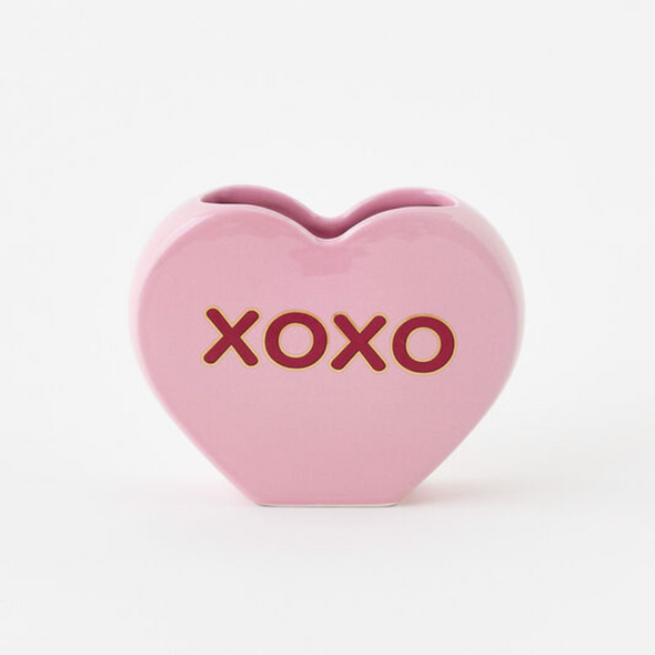 XOXO Heart Vase