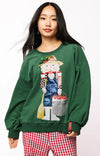 QOS Dark Green Cajun Nutcracker Sweatshirt