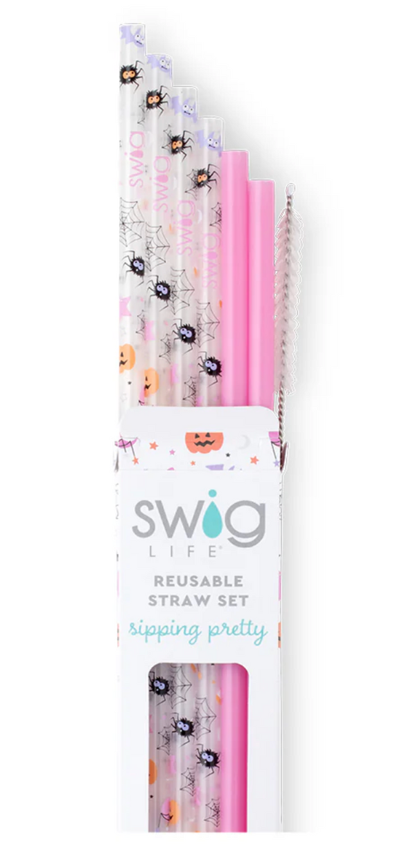 Swig Sweet and Spooky Reusable Straw Set