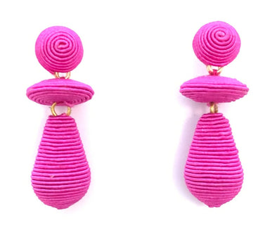 Accessory Jane Small Hot Pink Orbit Earrings