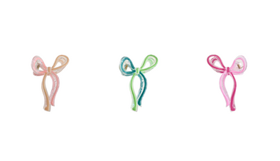 Gemelli Two Toned Ribbon Claw Clip