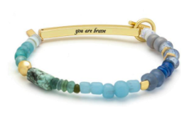 Scout Hidden Message Bracelet - Brave