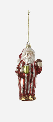 180 Degree Santa Ornament