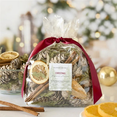 HNF Christmas Potpourri in White Cones