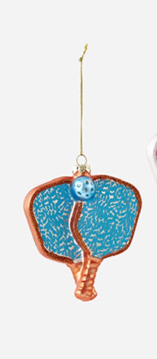 180 Degree Pickle Ball Ornament