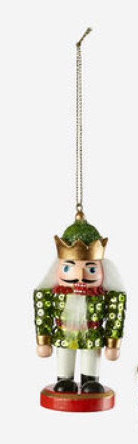 180 Degree Sequin Nutcracker Ornament