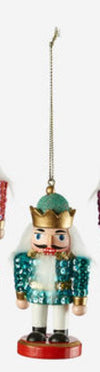 180 Degree Sequin Nutcracker Ornament