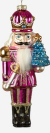 180 Degree Glass Nutcracker Ornaments