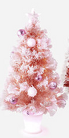 180 Degree Colorful Fiber Optic Tree