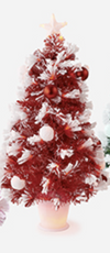 180 Degree Colorful Fiber Optic Tree